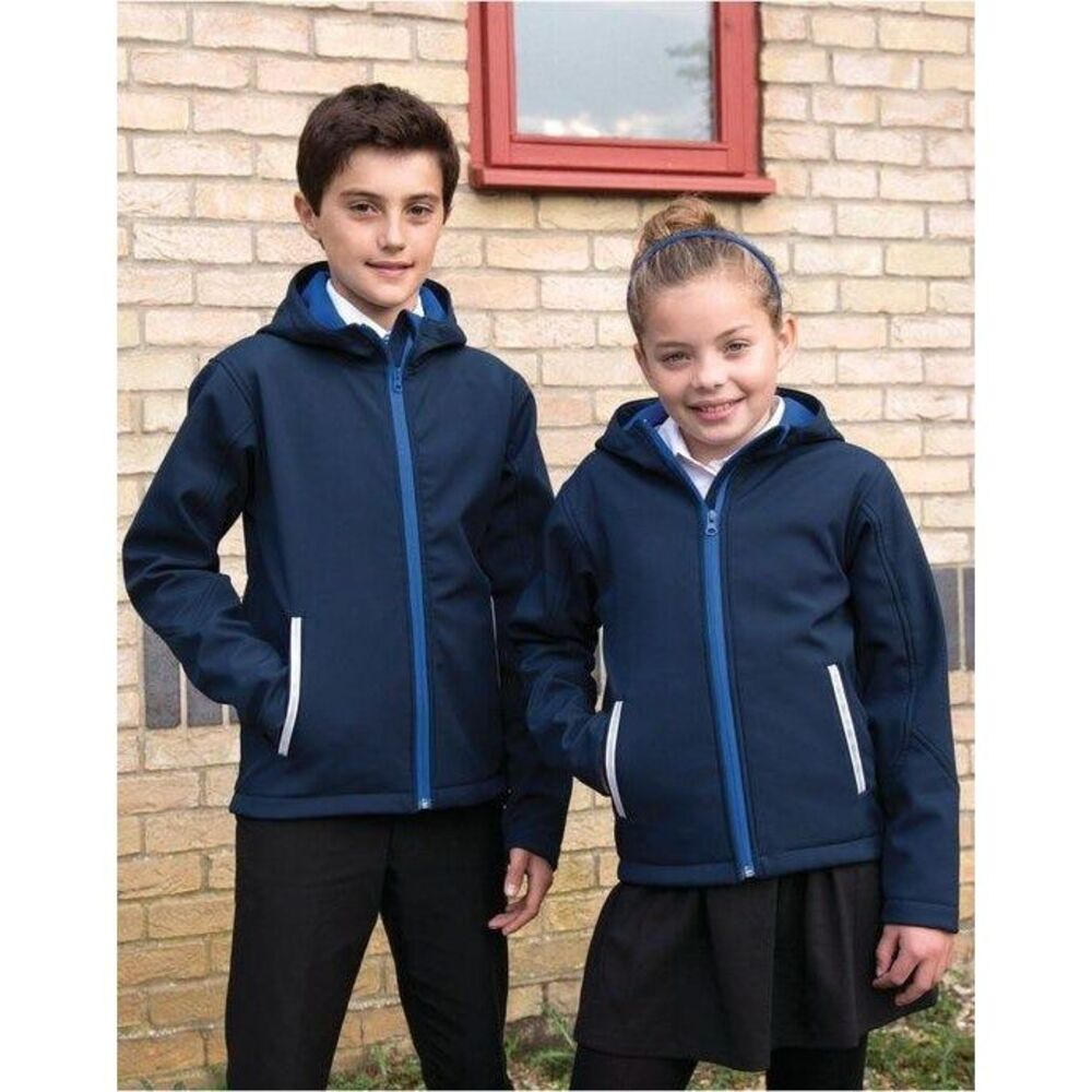 Result Core Kids Big Boys Junior  Softshell Jacket / Neon Yellow